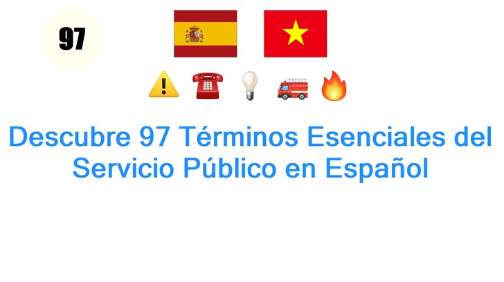 Descubre 97 Términos Esenciales del Servicio Público en Español